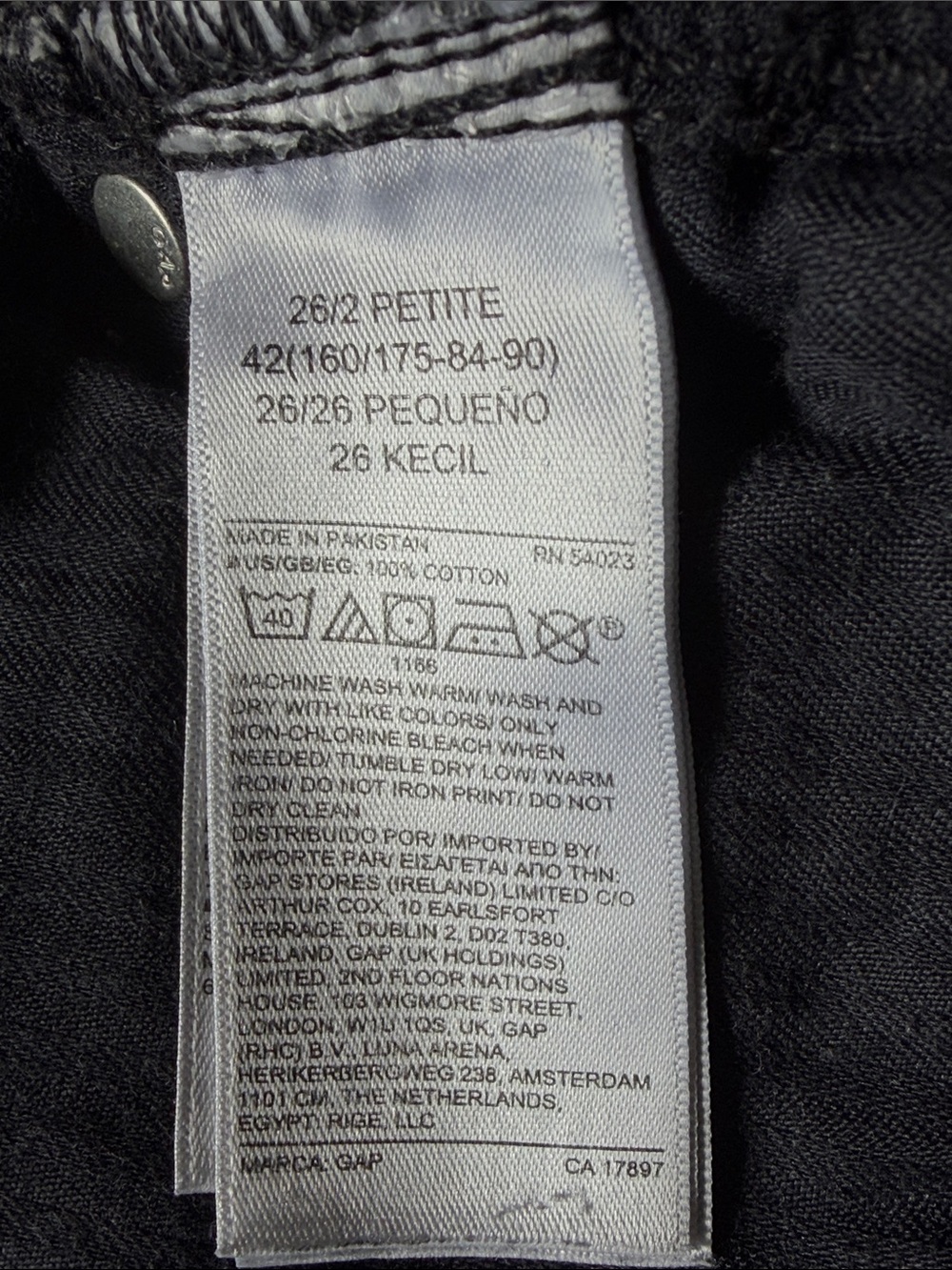 GAP Barrel Jean High Rise 2P - Picture 4 of 5